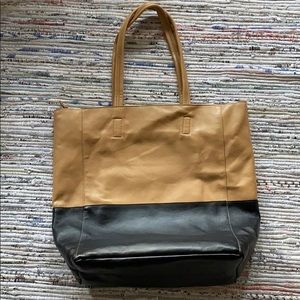 Tote leather bag